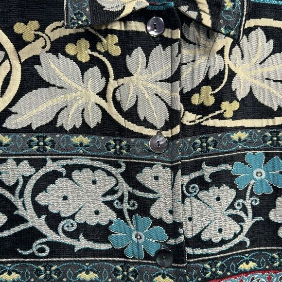 Vintage Chicos Design Tapestry Jacket Womens Size L Boho Artsy Statement Jacket - Picture 8 of 15